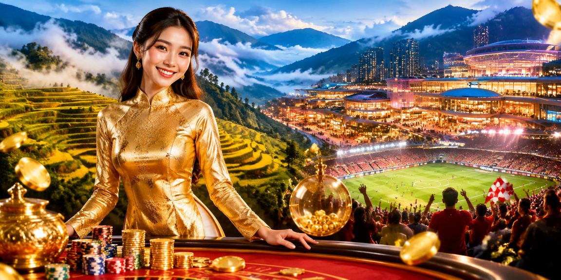 Người dùng tại Sa Pa xem phân tích kèo thể thao trên điện thoại giữa khung cảnh núi rừng